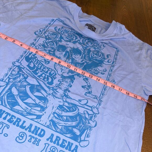 Grateful Dead Winterland Arena 1972 Skeleton Roses Graphic Tee Men’s S - Picture 4 of 7